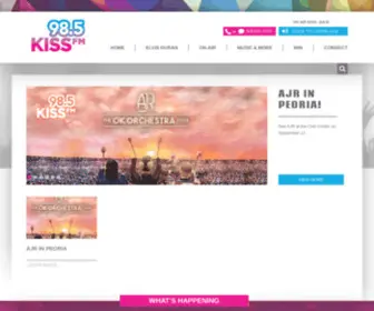 Kisspeoria.com(98.5 KISS FM) Screenshot