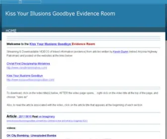 Kissyourillusionsgoodbyeevidenceroom.com(Kiss Your Illusions Goodbye Evidence Room Kiss Your Illusions Goodbye Evidence Room) Screenshot