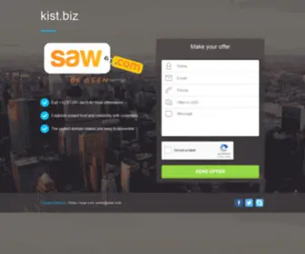 Kist.biz(Domain name is for sale) Screenshot