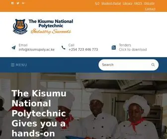 Kisumupoly.ac.ke(The Kisumu National Polytechnic) Screenshot