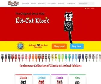 Kit-Cat.com(Kit-Cat Klock Official Website) Screenshot