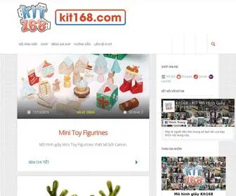 Kit168.com(Kit168 Đồ Chơi Mô Hình Giấy Download Miễn Phí) Screenshot