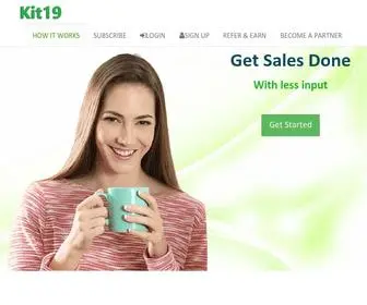 Kit19.com(Software to Manage Sales) Screenshot