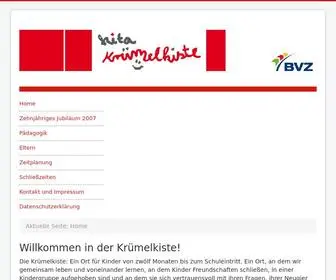 Kita-Kruemelkiste.de(Krümelkiste) Screenshot