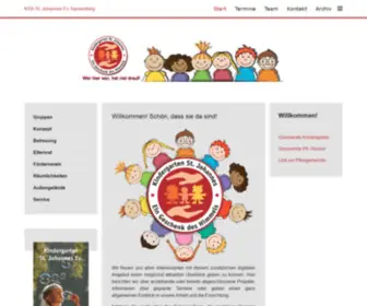 Kita-Sassenberg.de(Informationsseiten der KITA St. Johannes Ev. Sassenberg) Screenshot