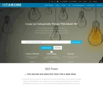 KitABCMs.com(Create Fast CMS Website with Cheap Hosting) Screenshot