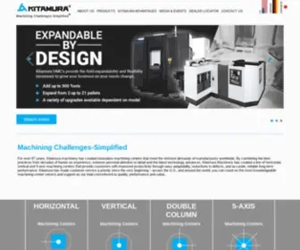 Kitamura-Machinery.com(Innovative Machining Centers for Manufacturers) Screenshot