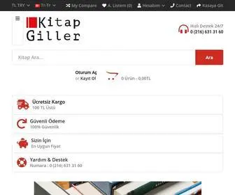 Kitapgiller.com(KİTAPGİLLER) Screenshot