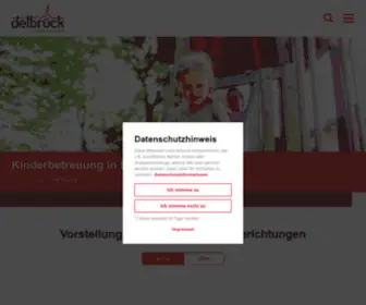 Kitas-Delbrueck.de(Start) Screenshot