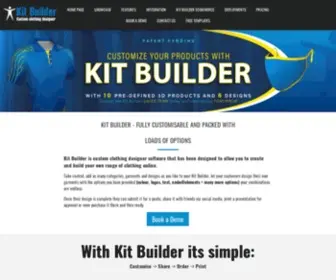 Kitbuilder.co.uk(Kit builder) Screenshot