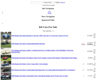 Kitcarsforsale.net(Kit Cars For Sale) Screenshot