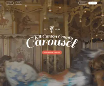 Kitcarsoncountycarousel.com(Kit Carson Carousel) Screenshot