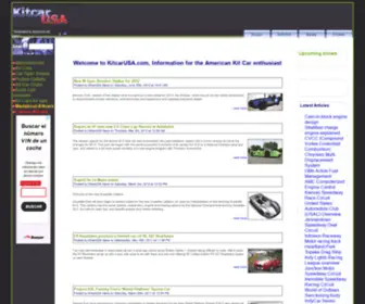 Kitcarusa.com(Kitcar USA) Screenshot