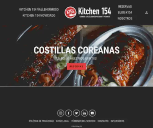 Kitchen154.com(Kitchen 154 Comida picante en Madrid) Screenshot