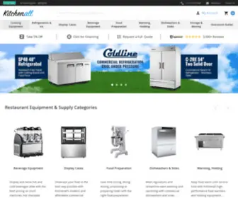 Kitchenall.com(Commercial Restaurant Equipment & Supply) Screenshot