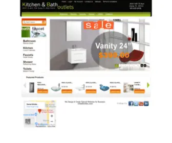 Kitchenandbathoutlets.com(Kitchen and Bath Outlets) Screenshot