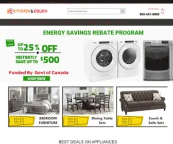 Kitchenandcouch.com(Brampton Appliances) Screenshot