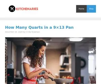 Kitchenaries.com(Top Rated Kitchen Products Reviews) Screenshot