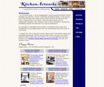 Kitchenartworks.com(Peggy Deras) Screenshot