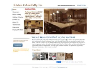 Kitchencabinetmfgco.com(Kitchen Cabinet Mfg) Screenshot