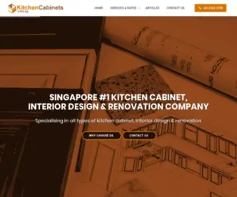 Kitchencabinets.com.sg(Singapore Kitchen Cabinet) Screenshot