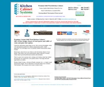 Kitchencabinetsystems.com(RTA kitchen cabinets) Screenshot