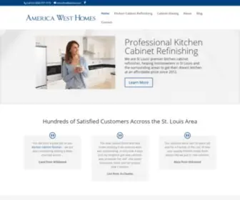 Kitchencabstl.com(Kitchen Cabinet refinishing by St Louis Based) Screenshot