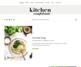Kitchenconfidante.com(Bold & Fresh Family) Screenshot