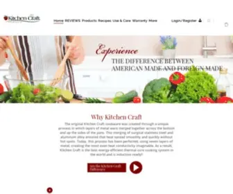 Kitchencraftcookware.com(Kitchen Craft Waterless Cookware) Screenshot