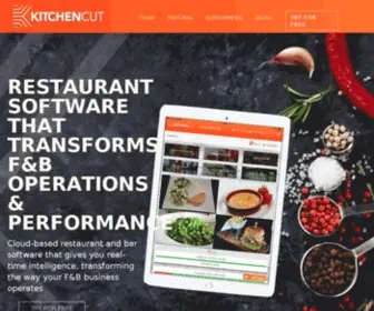 Kitchencut.com(Leading-Edge Restaurant Software for Hospitality) Screenshot