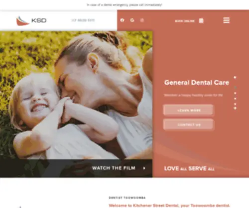 Kitchenerstreetdental.com.au(Toowoomba Dentist) Screenshot