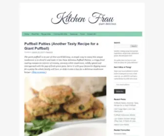 Kitchenfrau.com(Kitchen Frau Food Blog) Screenshot
