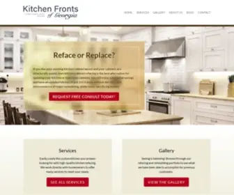 Kitchenfrontsofgeorgia.com(Kitchen cabinet refacing) Screenshot