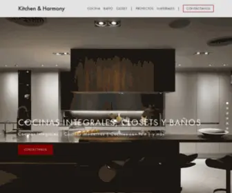 Kitchenharmony.mx(Tienda de Cocinas Integrales en Guadalajara) Screenshot