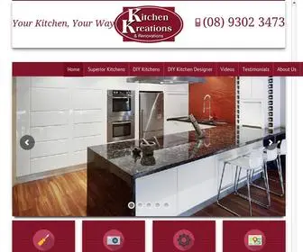 Kitchenkreations.com.au(Kitchen Kreations) Screenshot