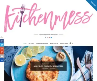 Kitchenmess.com(Creativity Begins in the Kitchen) Screenshot