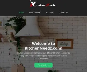 Kitchenneedz.com(Everything About Kitchen) Screenshot