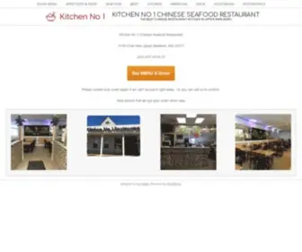 Kitchenno1.com(The Best Chinese Restaurant Kitchen in Upper Marlboro) Screenshot