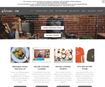 Kitchenonfire.com(Kitchen on Fire) Screenshot