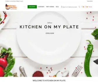 Kitchenonmyplate.com(Kitchen On My Plate) Screenshot