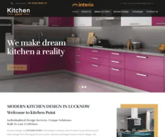 Kitchenpoint.co.in(Unique Reform Kitchen Designs & Modern Furnishings In Lucknow) Screenshot