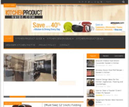 Kitchenproductguide.com(Kitchen product guide and Kitchen Design Ideas) Screenshot