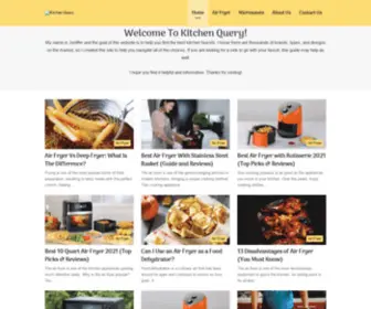 Kitchenquery.com(Kitchen Query) Screenshot