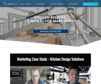 Kitchenremodelseo.com(Our Kitchen remodel contractor marketing company) Screenshot