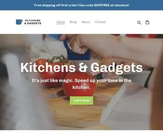 Kitchensandgadgets.com(Kitchens & Gadgets) Screenshot