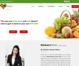 Kitchensdiet.com(Kitchen's Diet) Screenshot