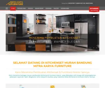 Kitchensetmurahbandung.com(Mitra Karya Furniture) Screenshot