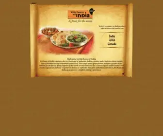 Kitchensofindia.com(Kitchens of India) Screenshot
