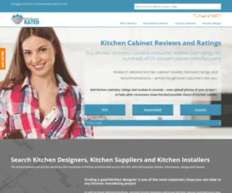 Kitchensrated.com(Kitchen Cabinet Reviews) Screenshot