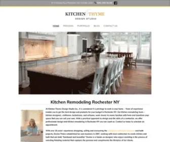 Kitchenthymedesignstudio.com(Kitchen Remodeling Rochester NY) Screenshot